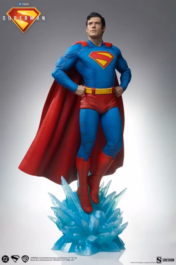 DC Sideshow Collectibles Superman X Krypto Resin Statue 2