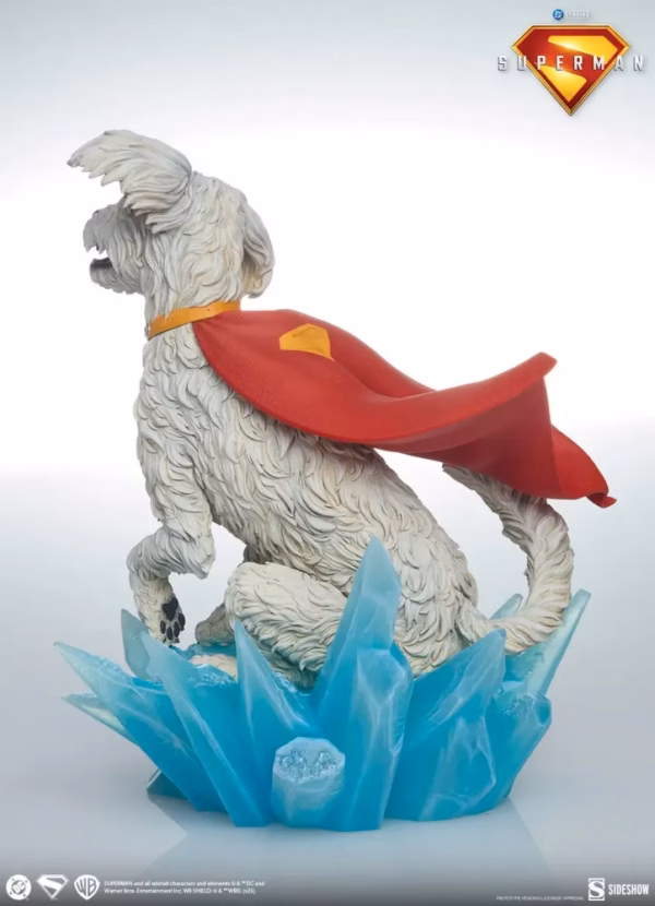 DC Sideshow Collectibles Superman X Krypto Resin Statue 4