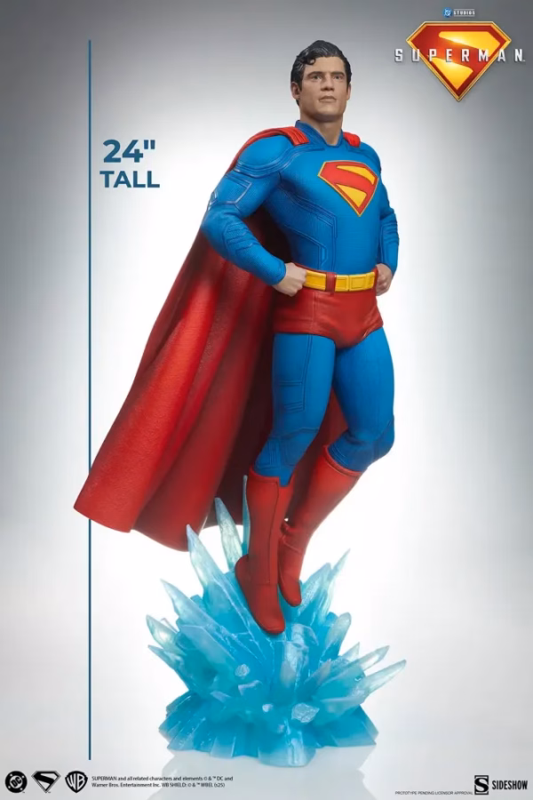DC Sideshow Collectibles Superman X Krypto Resin Statue 6