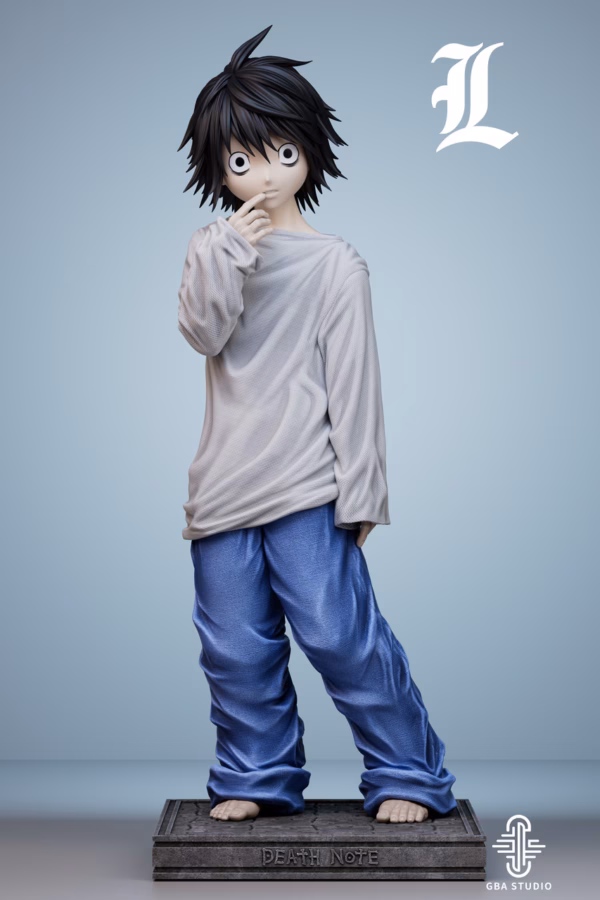 Death Note GBA Studio Kid L Lawliet Resin Statue 3