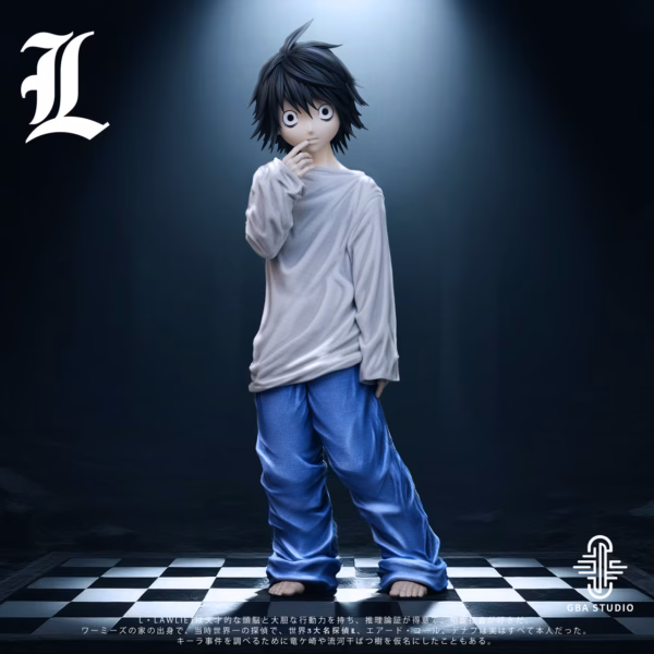 Death Note GBA Studio Kid L Lawliet Resin Statue 4