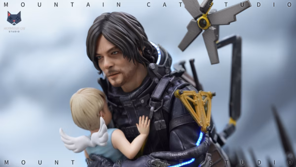 Death Stranding 2 Mountain Cat Studio On the Beach Sam x Lou Resin Statue 2