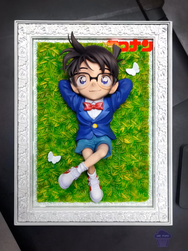 Detective Conan Cake Studio Blue Outfit Conan Resin Statue 1