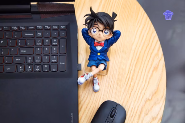 Detective Conan Cake Studio Blue Outfit Conan Resin Statue 5