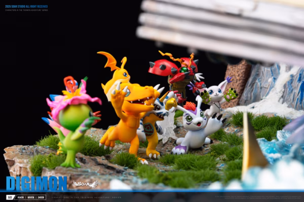 Digimon Soar Studio Chosen Child Resin Statue 2