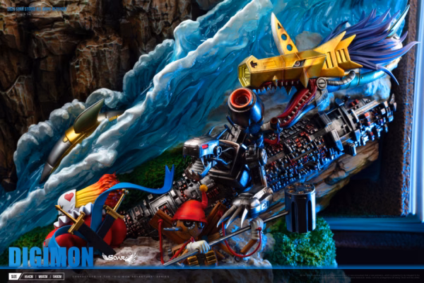 Digimon Soar Studio Chosen Child Resin Statue 3