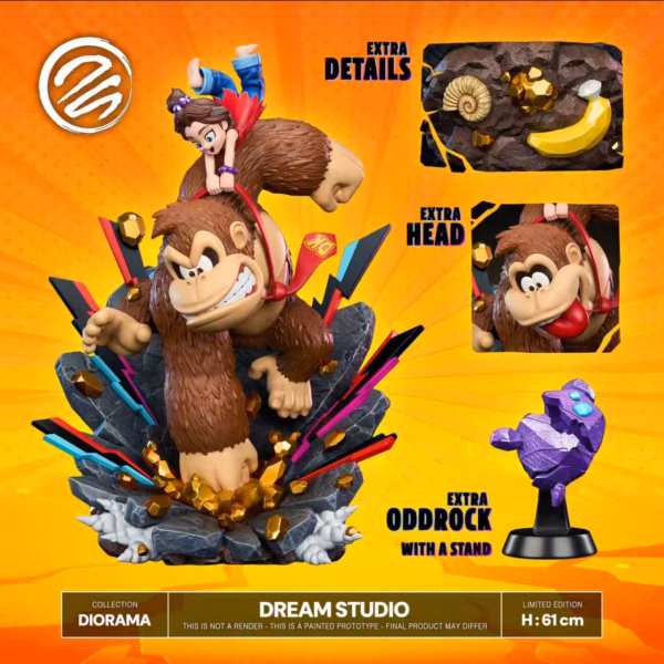 Donkey Kong Dream Studio Donkey Kong Bananza Resin Statue 1 1
