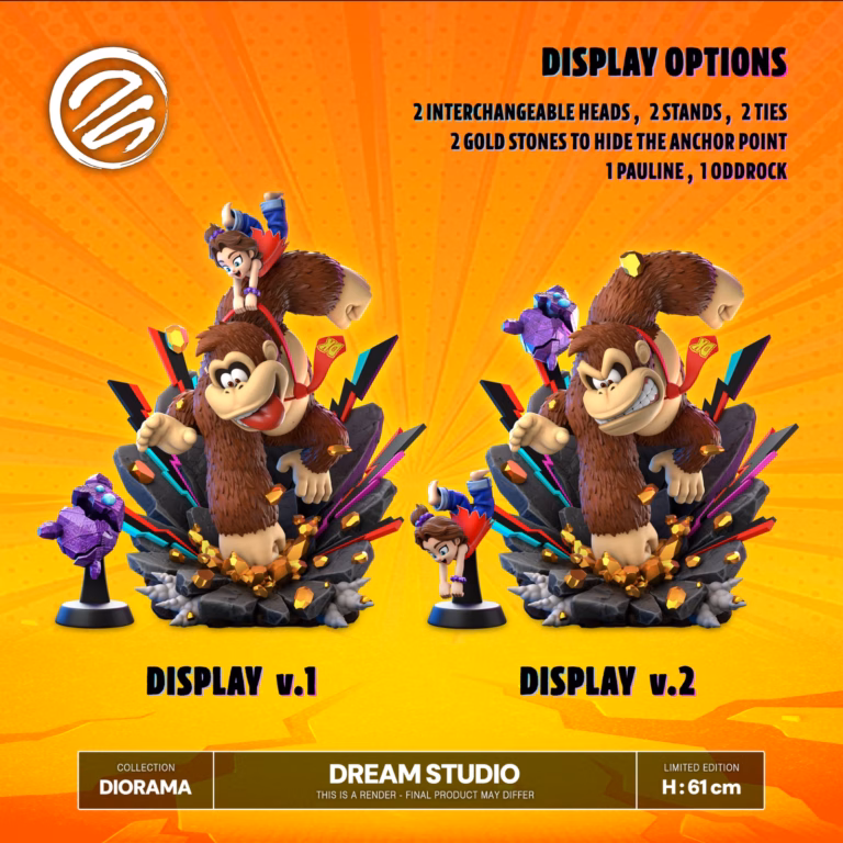 Donkey Kong Dream Studio Donkey Kong Bananza Resin Statue