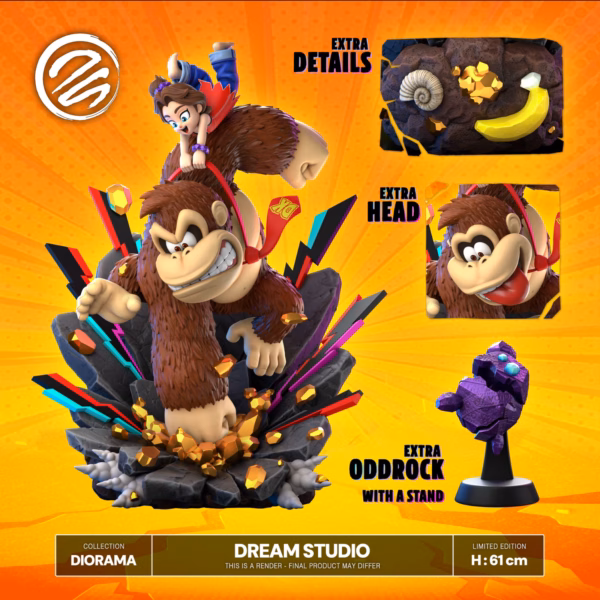 Donkey Kong Dream Studio Donkey Kong Bananza Resin Statue 2