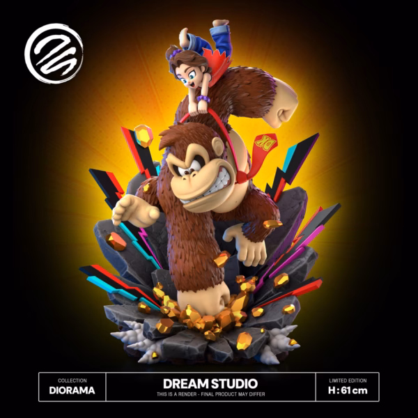 Donkey Kong Dream Studio Donkey Kong Bananza Resin Statue 4