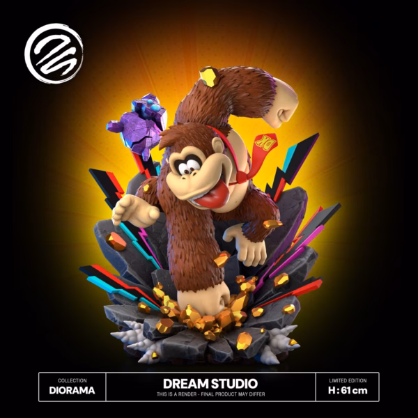 Donkey Kong Dream Studio Donkey Kong Bananza Resin Statue 7