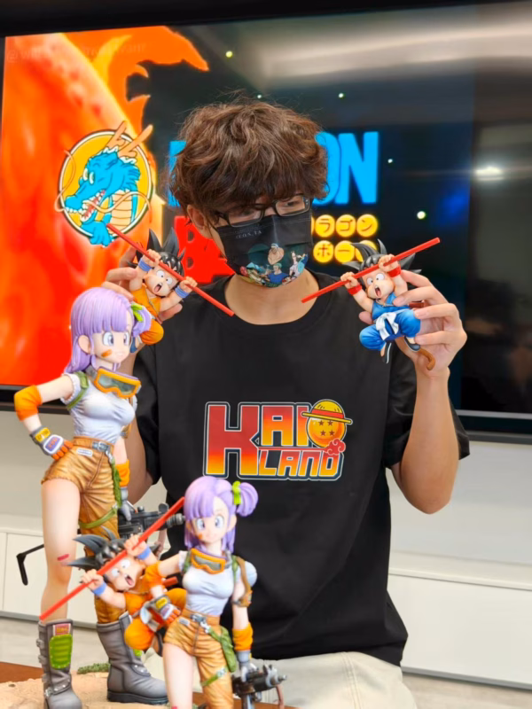 Dragon Ball Infinite Studio Bulma x Kid Goku Resin Statue 12