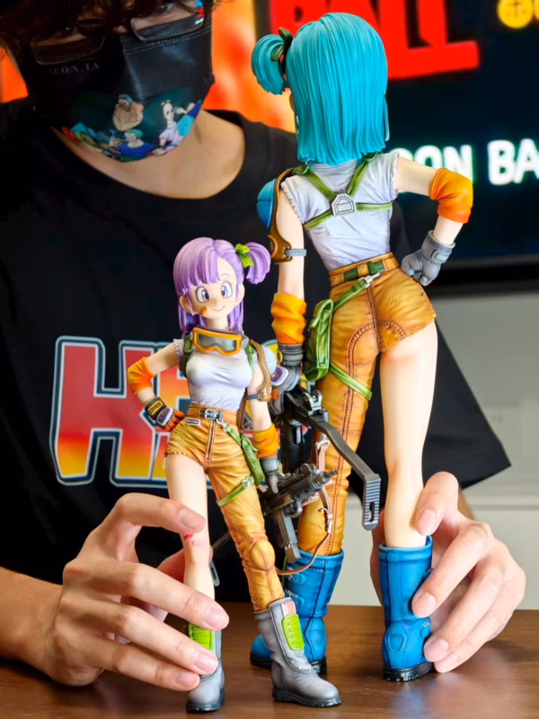Dragon Ball Infinite Studio Bulma x Kid Goku Resin Statue 14