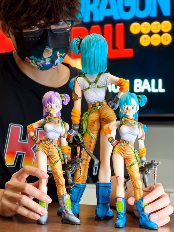 Dragon Ball Infinite Studio Bulma x Kid Goku Resin Statue 15