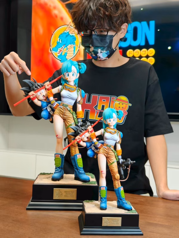 Dragon Ball Infinite Studio Bulma x Kid Goku Resin Statue 3 1