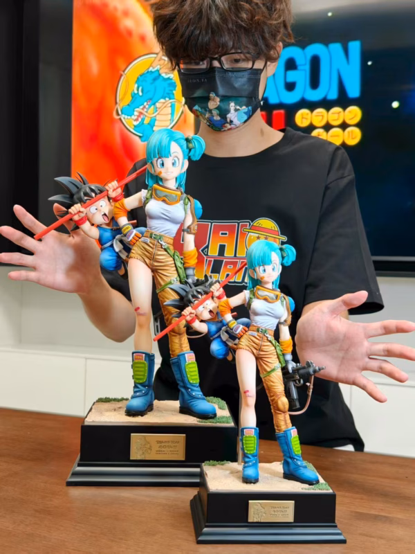 Dragon Ball Infinite Studio Bulma x Kid Goku Resin Statue 4 1