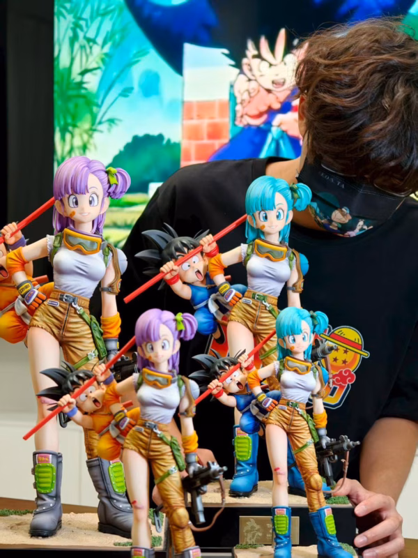 Dragon Ball Infinite Studio Bulma x Kid Goku Resin Statue 6 1