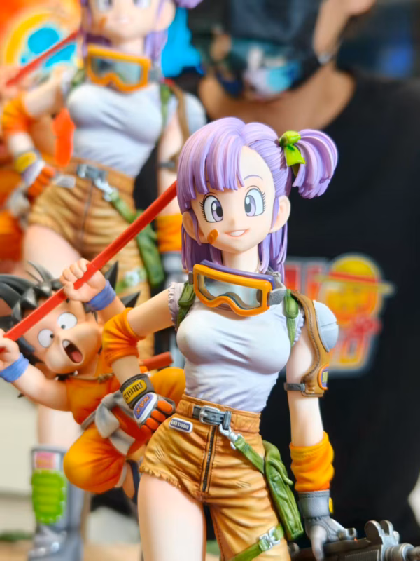 Dragon Ball Infinite Studio Bulma x Kid Goku Resin Statue 8 1