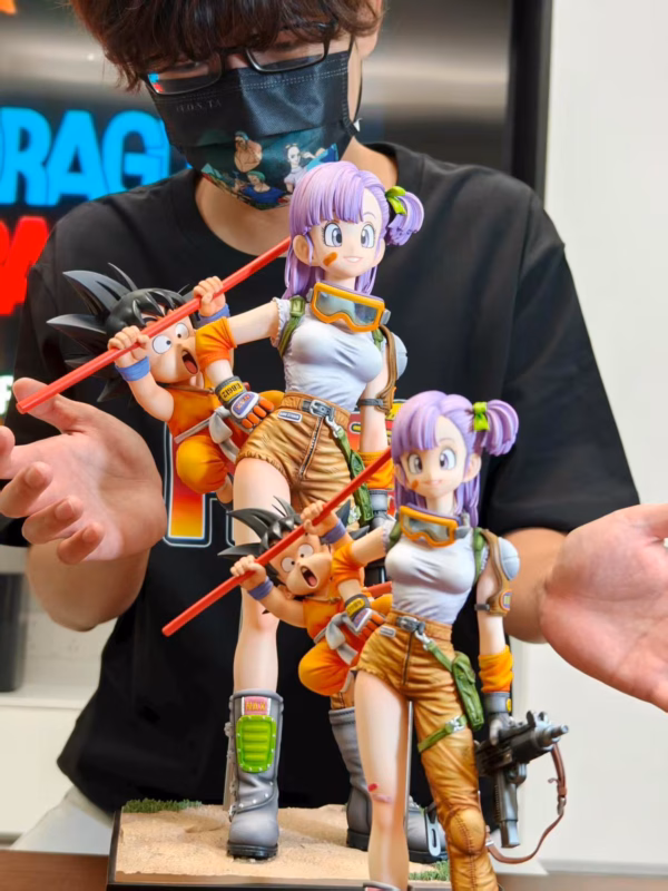 Dragon Ball Infinite Studio Bulma x Kid Goku Resin Statue 9 1
