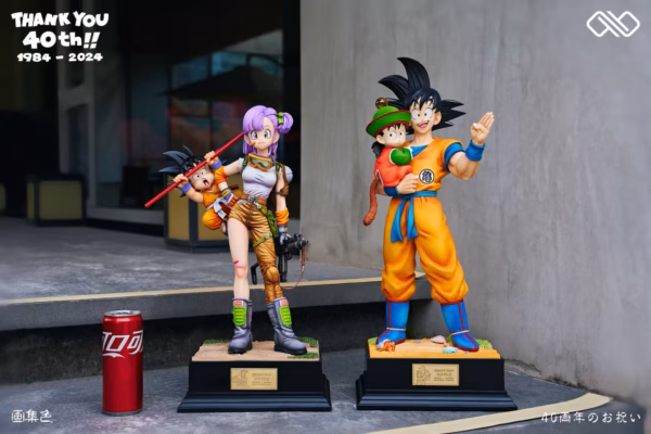 Dragon Ball Infinite Studio Bulma x Kid Goku Resin Statue 9