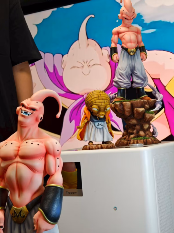 Dragon Ball Infinite Studio Fat Buu x Kid Buu Resin Statue 15