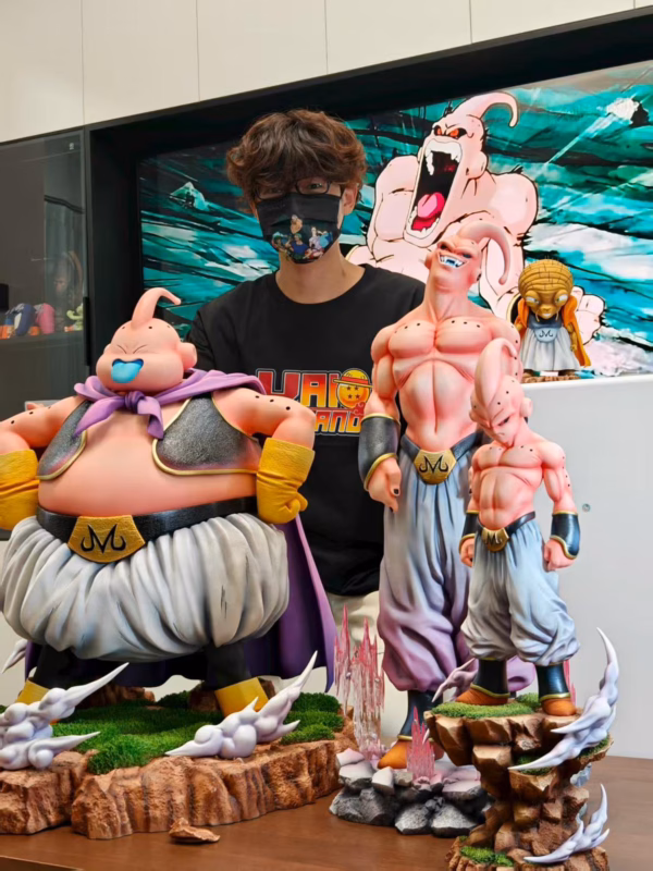 Dragon Ball Infinite Studio Fat Buu x Kid Buu Resin Statue 2 1