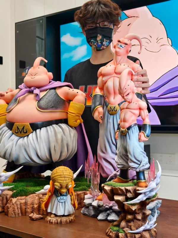 Dragon Ball Infinite Studio Fat Buu x Kid Buu Resin Statue 3 1