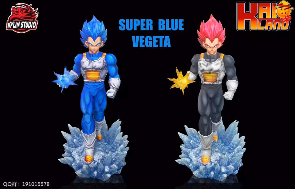 Dragon Ball Kylin Studio Super Blue Vegeta Resin Statue