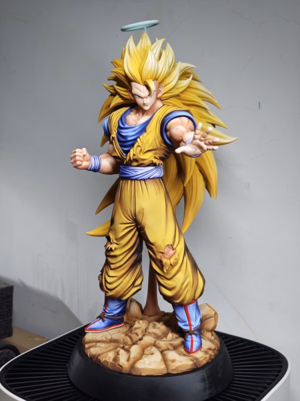 Dragon Ball LP Studio SSJ3 Goku Resin Statue 1