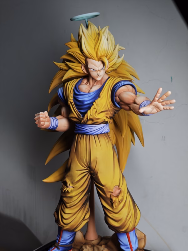 Dragon Ball LP Studio SSJ3 Goku Resin Statue 2
