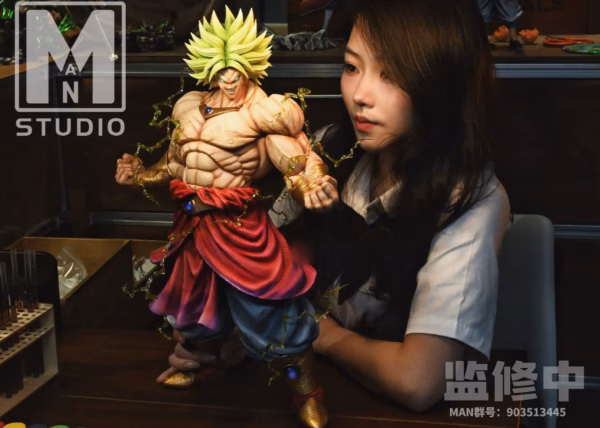 Dragon Ball MAN Studio Broly Resin Statue 3
