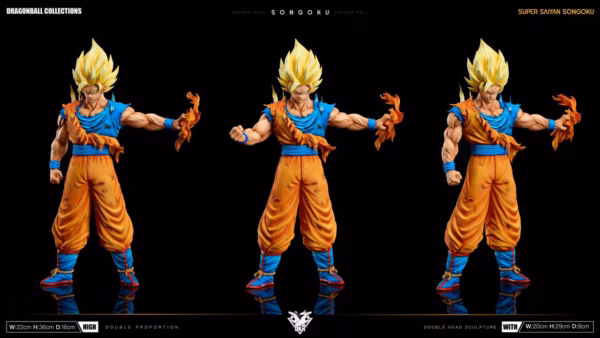 Dragon Ball OKR Studio SS2 Goku Resin Statue 3