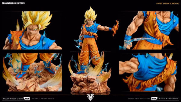 Dragon Ball OKR Studio SS2 Goku Resin Statue 7