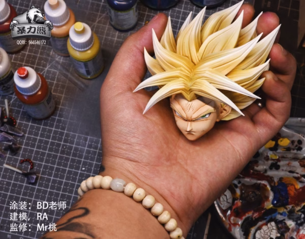 Dragon Ball Violent Bear Studio Trunks Resin Statue 3