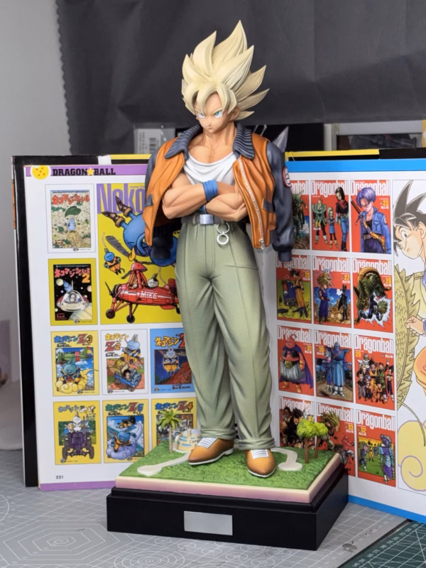 Dragon Ball Wish Studio Casual Wear Son Goku Resin Statue 2