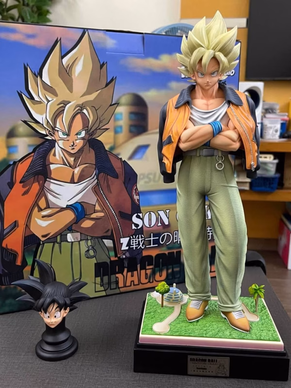 Dragon Ball Wish Studio Casual Wear Son Goku Resin Statue