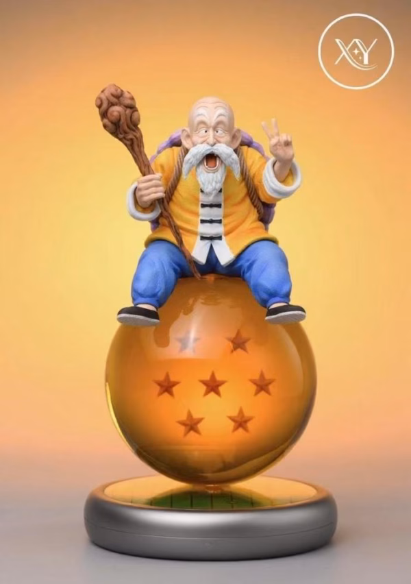 Dragon Ball XY Studio Goku x Kuririn x Master Roshi Resin Statue 2