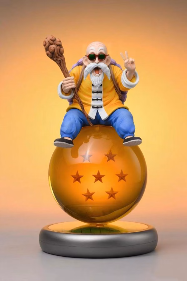 Dragon Ball XY Studio Goku x Kuririn x Master Roshi Resin Statue 3