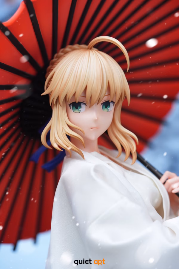 Fate Stay Night QuietArt Studio Kimono Saber Resin Statue 4