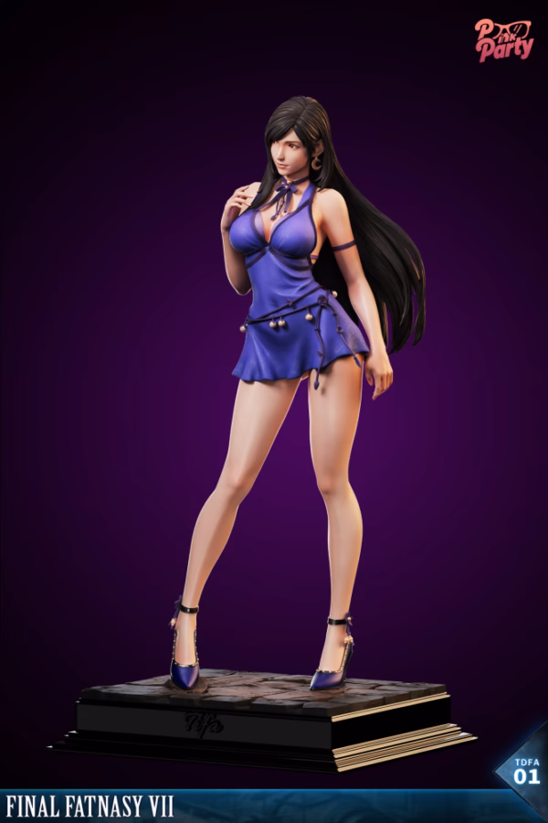 Final Fantasy PinkParty Studio Tifa Resin Statue 4