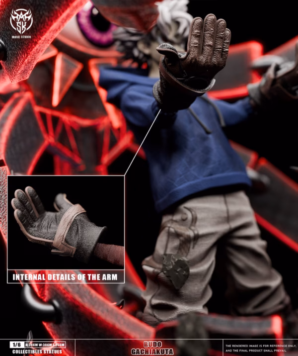 Gachiakuta Mask Studio Rudo Surebrec Resin Statue 3