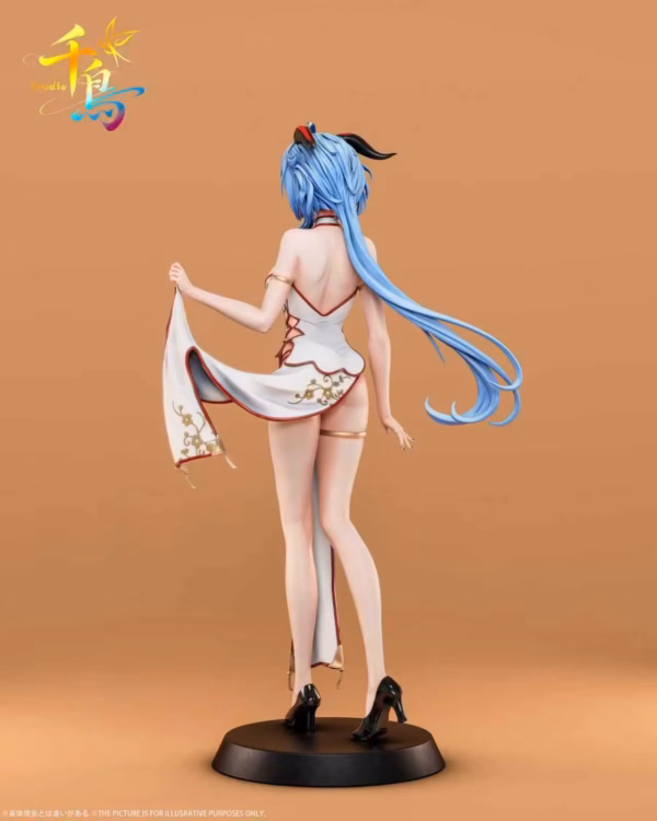 Genshin Impact Qian Niao Studio Cheongsam Ganyu Resin Statue 4