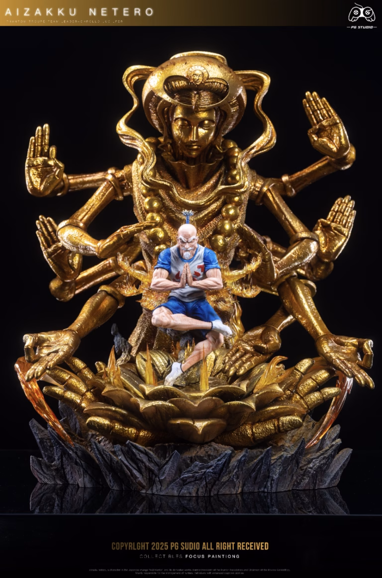 Hunter x Hunter PG Studio Hyakushiki Kannon Isaac Netero Resin Statue