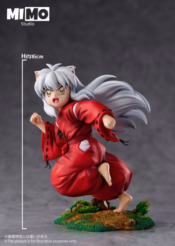 InuYasha Mimo Studio Kid Running Inuyasha Resin Statue 2