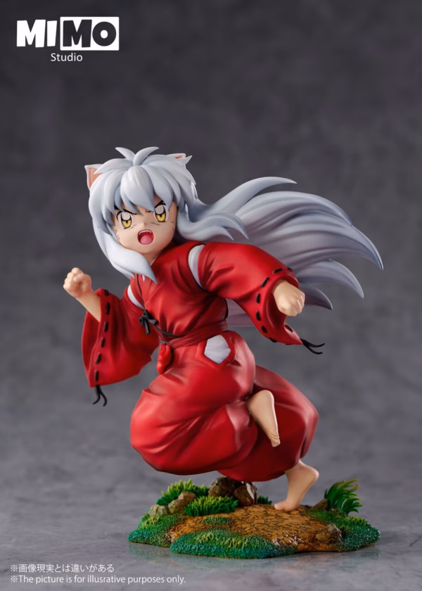 InuYasha Mimo Studio Kid Running Inuyasha Resin Statue 3