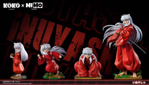 InuYasha Mimo Studio Kid Running Inuyasha Resin Statue 4