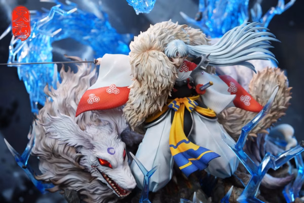 Inuyasha TY Studio Sesshomaru Dragon Strike Resin Statue 2