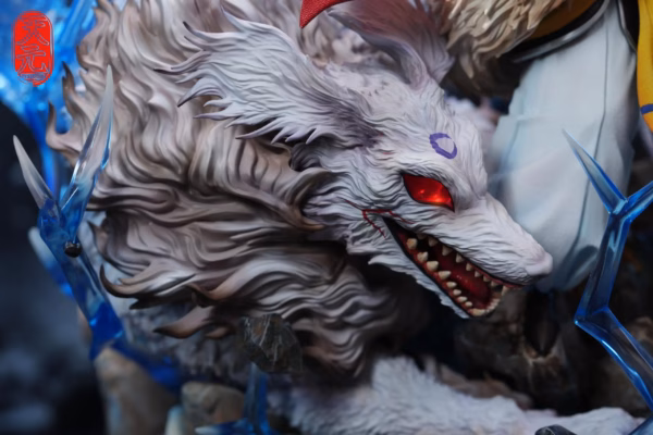 Inuyasha TY Studio Sesshomaru Dragon Strike Resin Statue 5