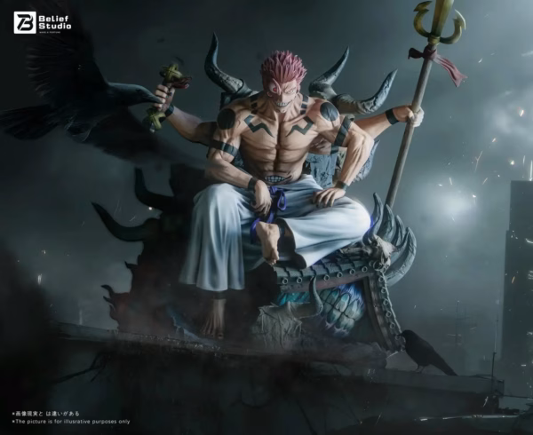 Jujutsu Kaisen Belief Studio Cursed King Ryomen Sukuna Resin Statue 1