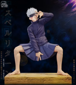 Jujutsu Kaisen PRPR Studio Satoru Gojo Skirt Iconic Anime Scene Resin Statue